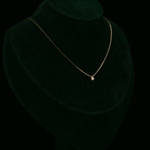Ogrlica s prirodnim dijamantom od 0.09 ct