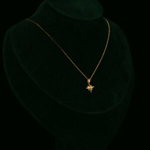 Ogrlica s prirodnim dijamantom od 0.03 ct