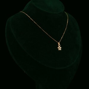 Ogrlica s prirodnim dijamantom od 0.003 ct
