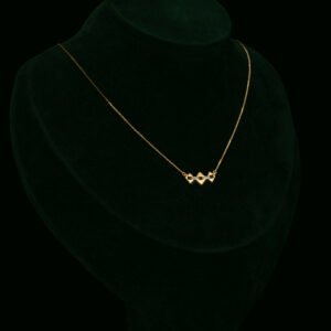 Ogrlica s prirodnim dijamantima od 0.02 ct
