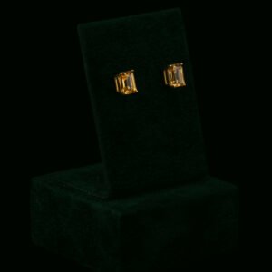 Naušnice s dijamantima i morganitima od 1.24 ct