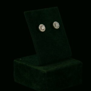 Naušnice s prirodnim dijamantima od 0.58 ct