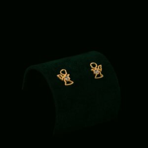 Naušnice s prirodnim dijamantima od 0.002 ct