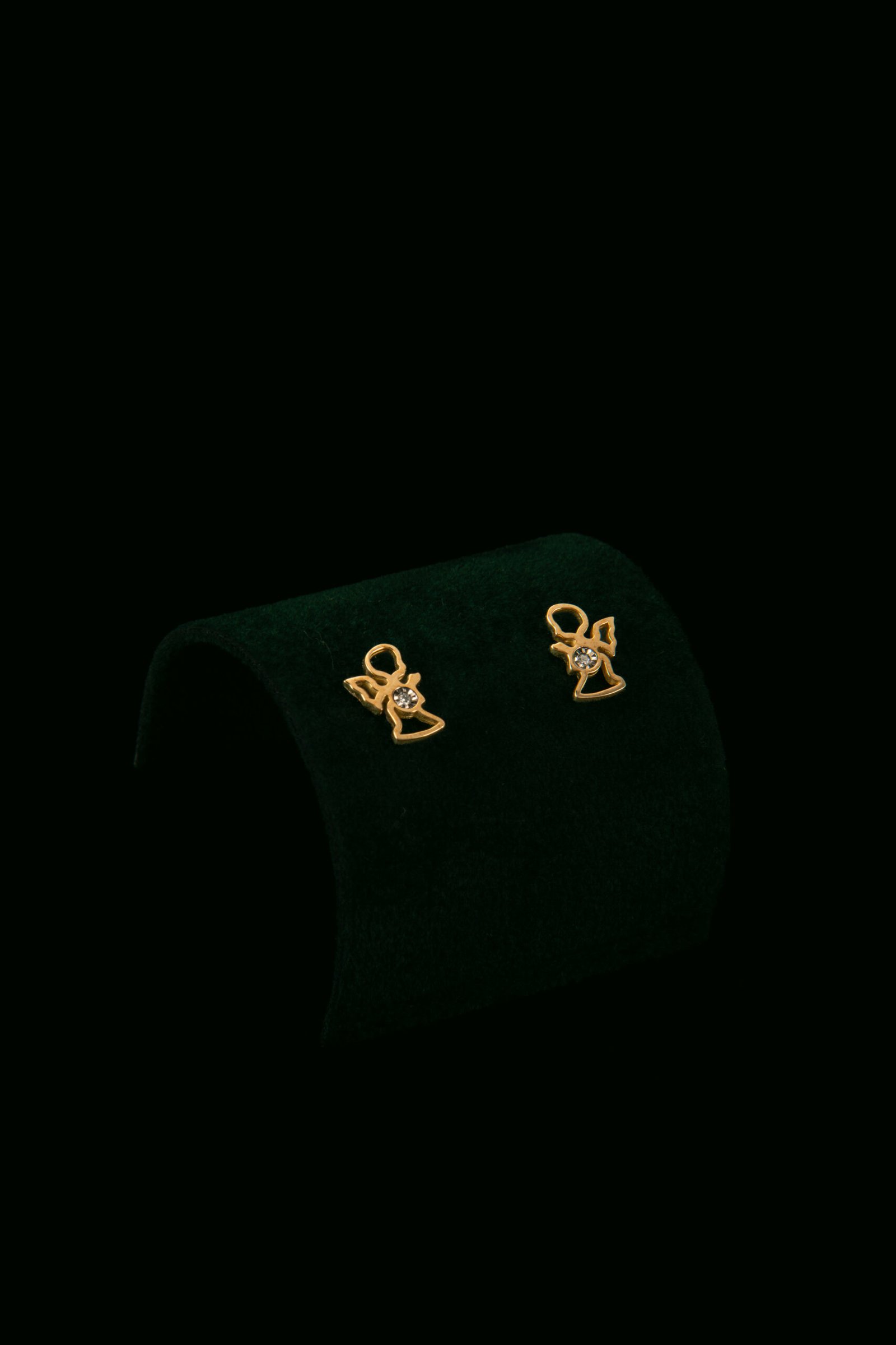 Naušnice s prirodnim dijamantima od 0.002 ct