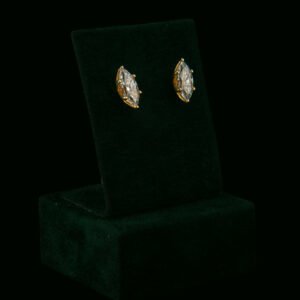 Naušnice s laboratorijskim dijamantima od 2x1.03 ct