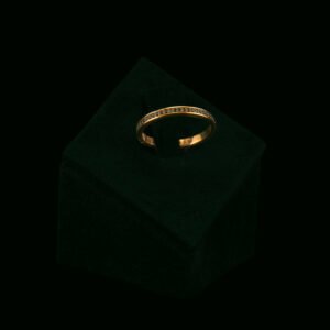 Prsten s prirodnim crnim dijamantima od 0.20 ct