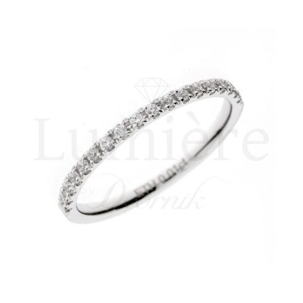 Prsten s laboratorijskim dijamantima 18x0.01 ct