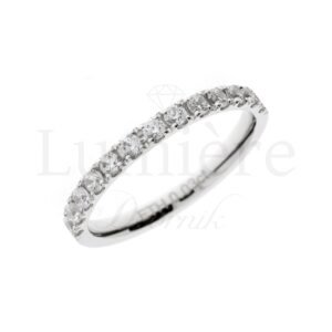 Prsten s laboratorijskim dijamantima 13x0.03 ct