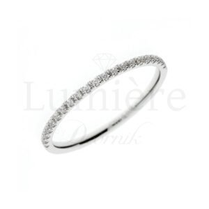 Prsten s laboratorijskim dijamantima 21x0.005 ct