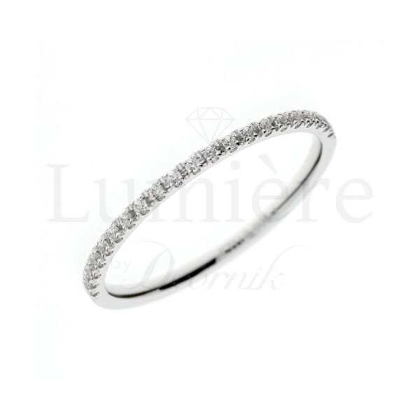 Prsten s laboratorijskim dijamantima 21x0.005 ct