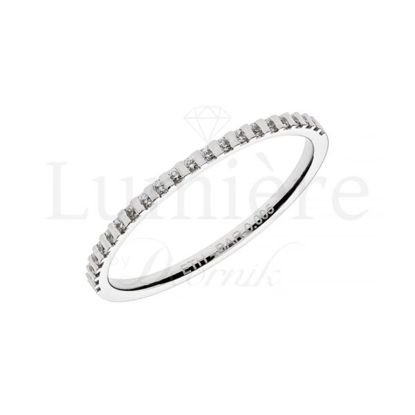 Prsten s laboratorijskim dijamantima 22x0.005 ct