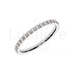 Prsten s laboratorijskim dijamantima 16x0.015 ct