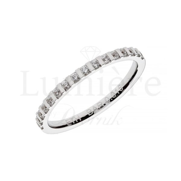 Prsten s laboratorijskim dijamantima 16x0.015 ct