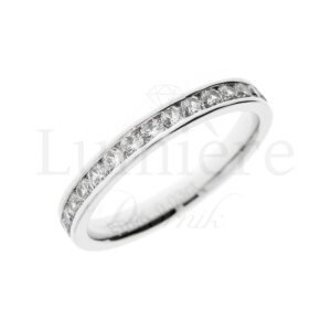 Prsten s laboratorijskim dijamantima 15x0.03 ct