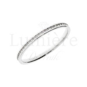 Prsten s laboratorijskim dijamantima 27x0.005 ct