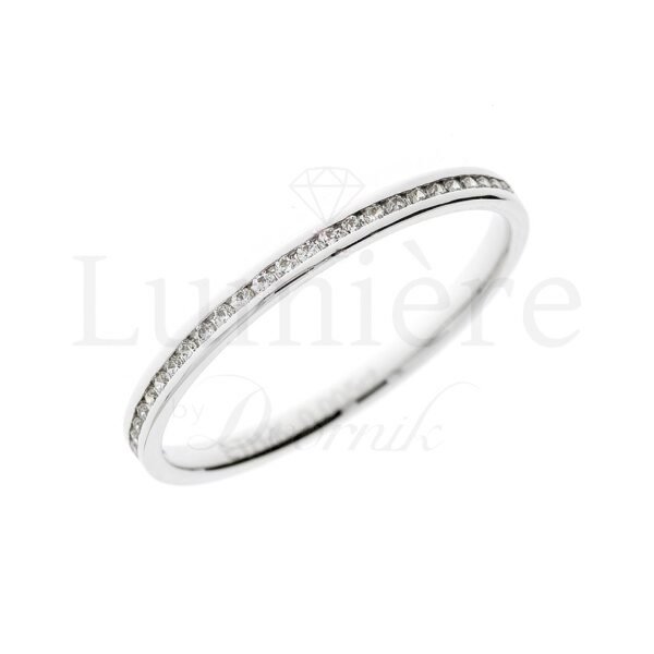 Prsten s laboratorijskim dijamantima 27x0.005 ct