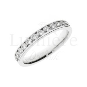 Prsten s laboratorijskim dijamantima 13x0.05 ct