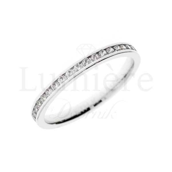Prsten s laboratorijskim dijamantima 19x0.015 ct