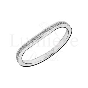 Prsten s laboratorijskim dijamantima 23x0.008 ct