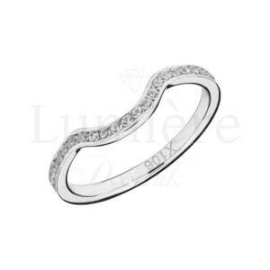 Prsten s laboratorijskim dijamantima 23x0.008 ct