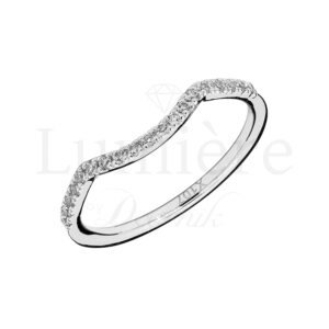 Prsten s laboratorijskim dijamantima 19x0.008 ct
