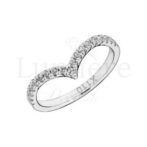 Prsten s laboratorijskim dijamantima 19x0.015 ct