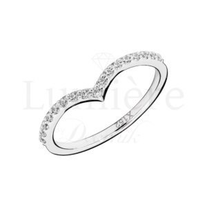 Prsten s laboratorijskim dijamantima 19x0.01 ct